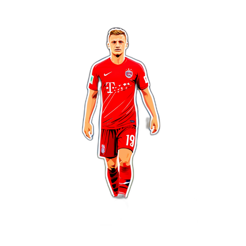 Emocjonalny naklejka z Cezarym Oleksiejczukiem na stadionie