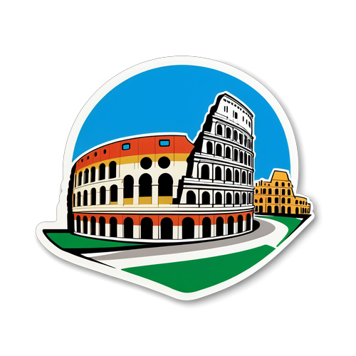 Serie A-sticker: Förena Italiensk Arkitektur med Fotbollens Passion!