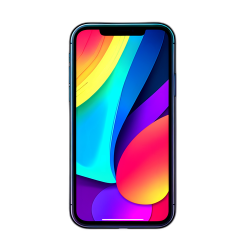 Kleurvolle sticker van de iPhone 17 Pro Max
