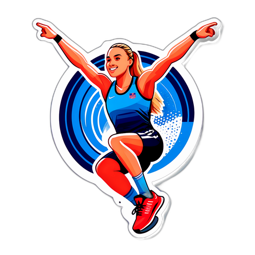 Sticker na Nagdiriwang Kay Sophie Cunningham