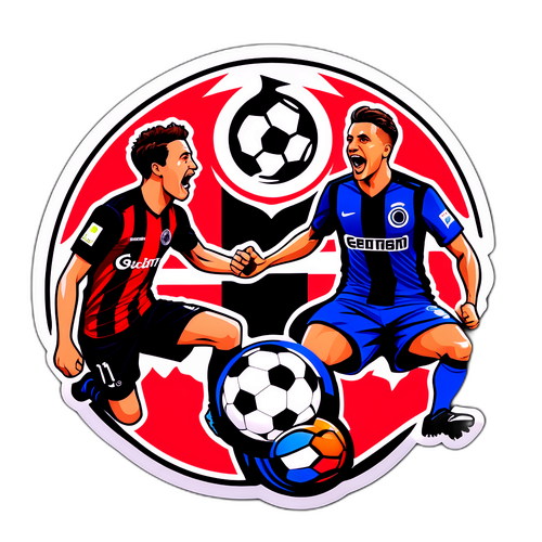 Autocolant Eintracht Frankfurt vs Atalanta