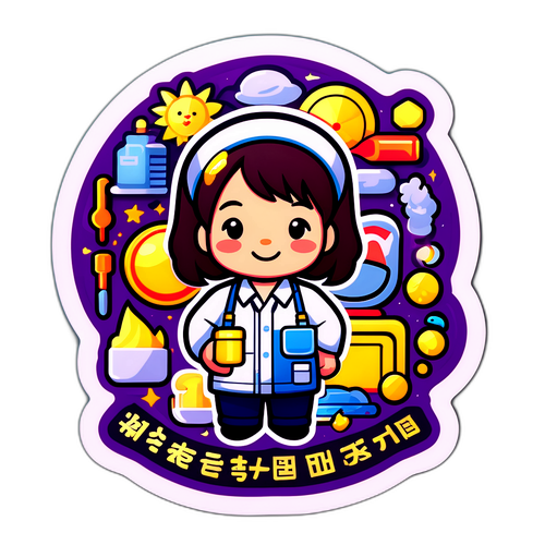 新时代实践精神贴纸