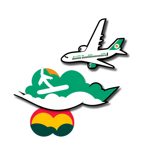 創建 EVA Air 標誌與飛機全景