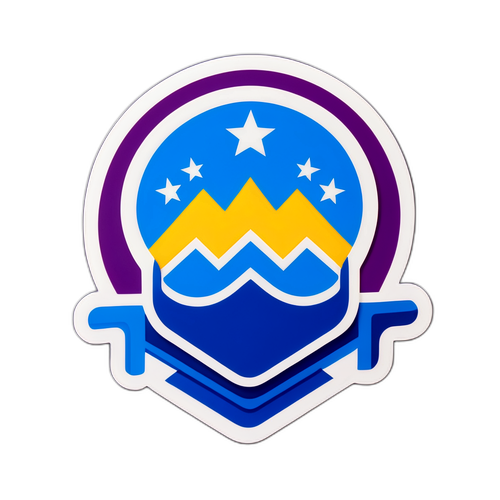 Sticker, joka yhdistää kansalaiset ja politiikan symboleiden kautta