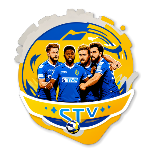 STVV-Genk Wedstrijd Sticker