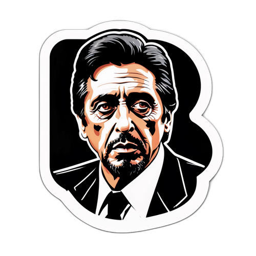 Autocollant d'Al Pacino en performance complète