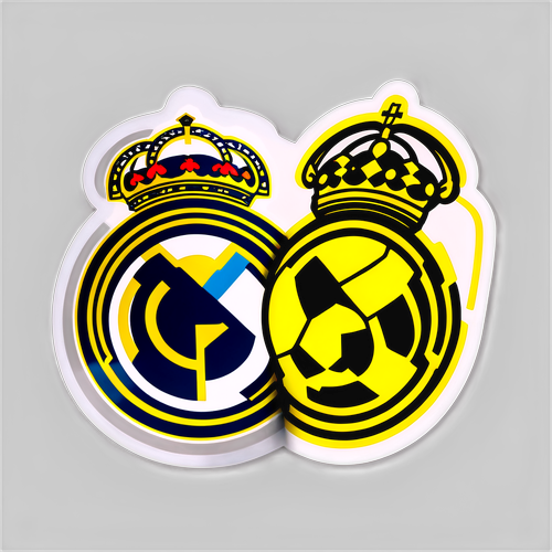 Epic Showdown: Real Madrid vs Dortmund - The Sticker That Captures Football's Greatest Rivalry!