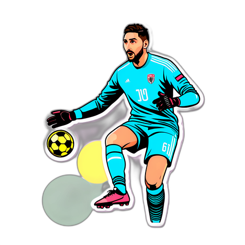 Gianluigi Donnarumma dalam Aksi