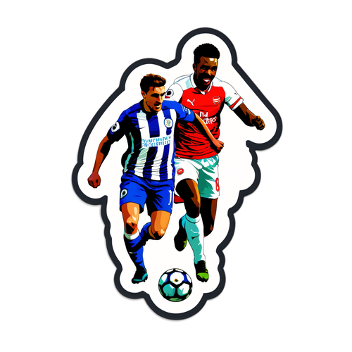 Brighton vs Arsenal Match Moment Sticker