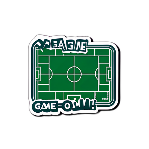 Uwanja wa Soka 'Mchezo Katika' Sticker