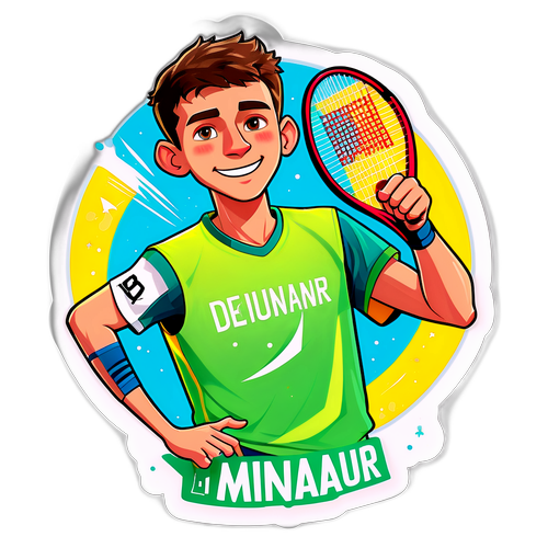 Adesivo Tematico Sportivo di Alex De Minaur