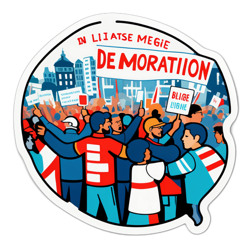 Demonstratie in Liège