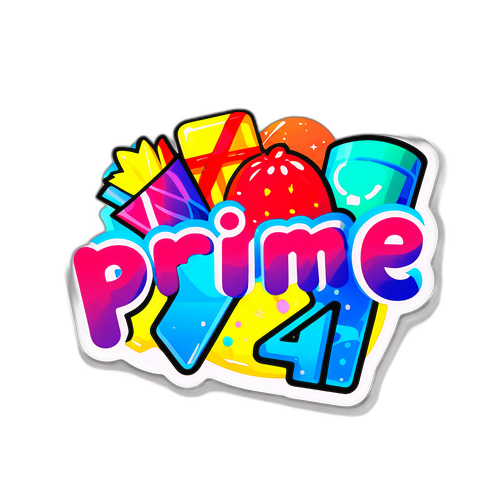 Autocollant avec le mot 'Prime'