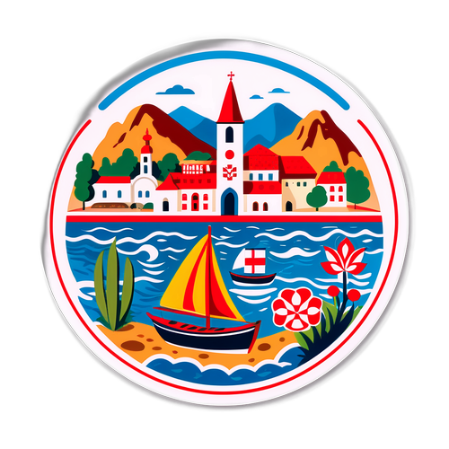 Nhãn dán phong cách mang chủ đề Croatia