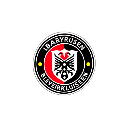 สติกเกอร์โลโก้ของบาเยิร์น เลเวอร์คูเซ่นในสไตล์กราฟิกทันสมัย