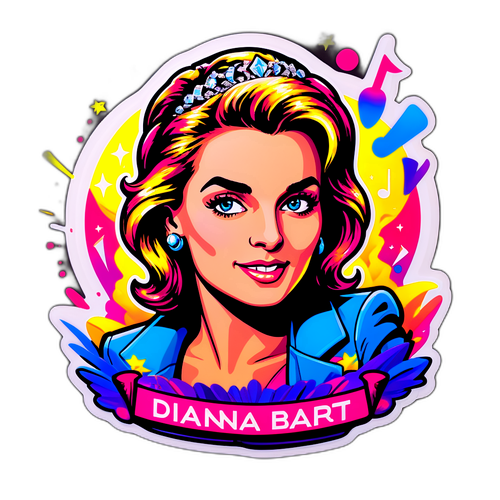 Autocolant cu Dianna Bart