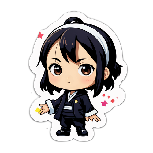 映画に出てくる田中陽子のかわいいキャラクターイラスト