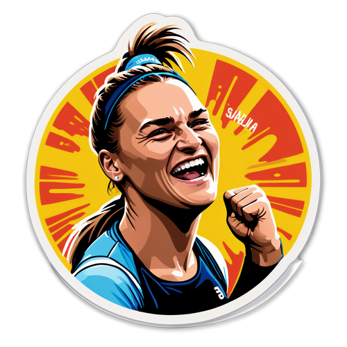 Motivationssticker für Sabalenka