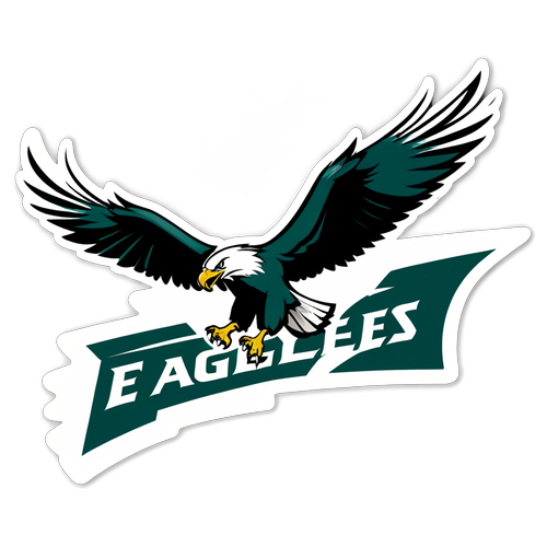 Philadelphia Eagles Soaring Sticker