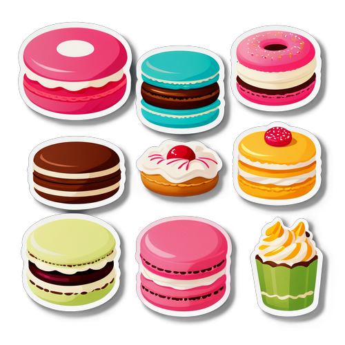 Delicious Dessert Sticker Set