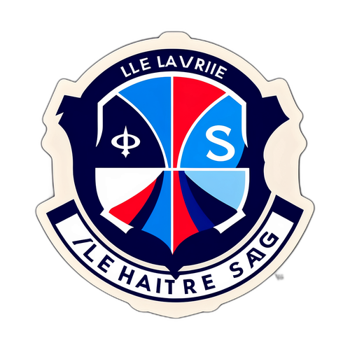 Nálepka s logem PSG vs. Le Havre