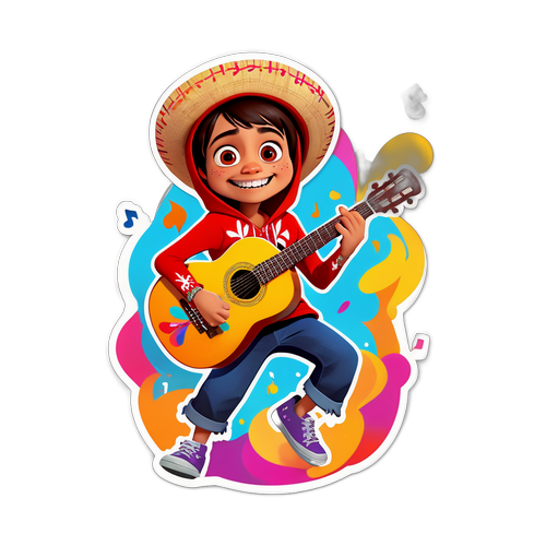 Playful Coco Character Sticker