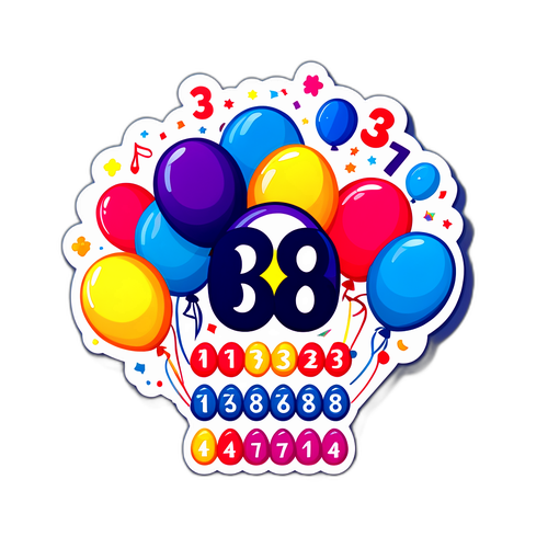 Adesivo comemorativo Lotofácil 3538