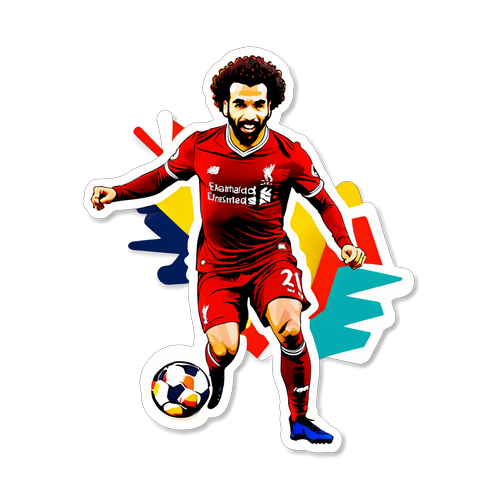 Stiker Mohamed Salah Merangkak di Luar Pertahanan Tottenham