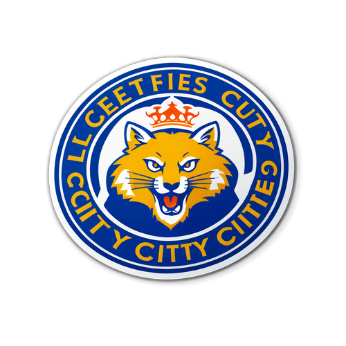 Leicester City Emblem Sticker