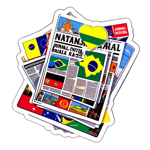 Capa do Jornal Nacional com Imagens Icônicas da História do Brasil