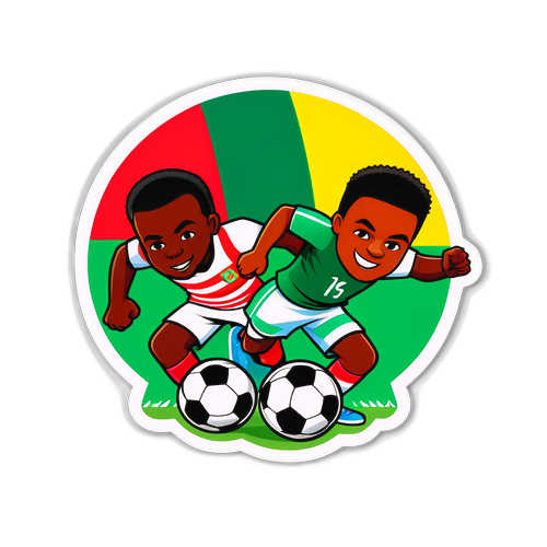 Vibrant Sticker ya Nigeria dhidi ya Congo