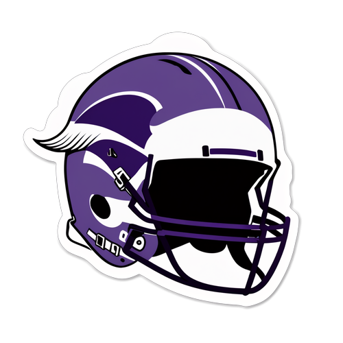 Unlock Viking Fever! The Nostalgic Minnesota Vikings Sticker Everyone's Talking About!