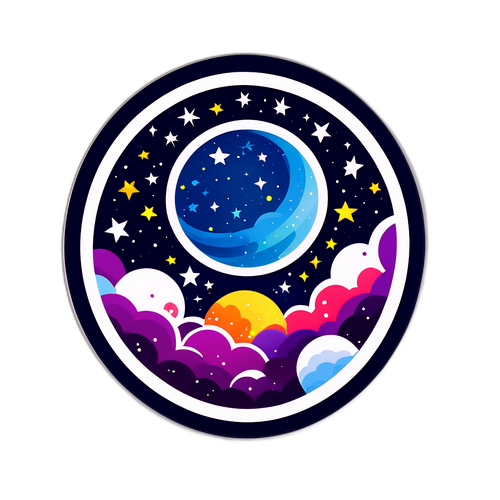 星空梦幻贴纸