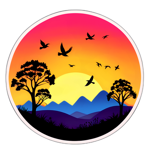 Pemandangan Matahari Terbenam