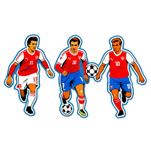 Stiker Bertemakan Retro untuk Arsenal vs Dinamo Zagreb