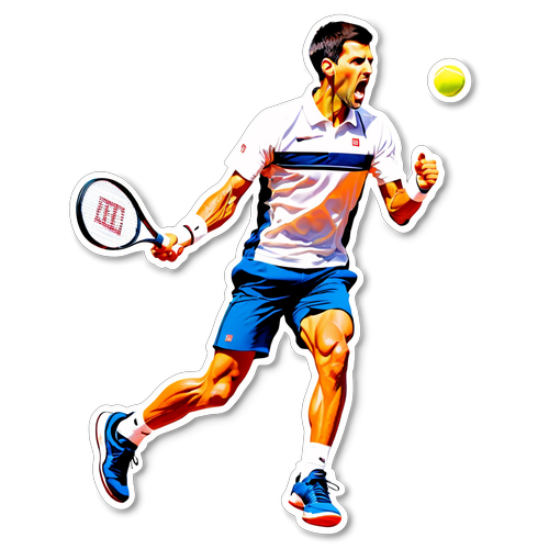 Ține-te Bine! Novak Djokovic Îți Înfierbântă Inima pe Terenul de Tenis!