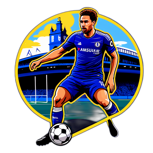 Mchezaji wa Chelsea FC Akifanya Kazi