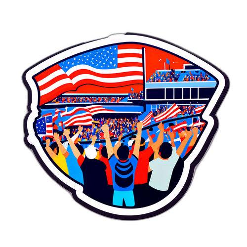 Fansen jubler på US Open