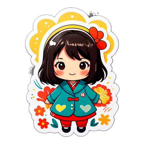心温まるイラストステッカー集 - 中園美帆の代表作テーマ