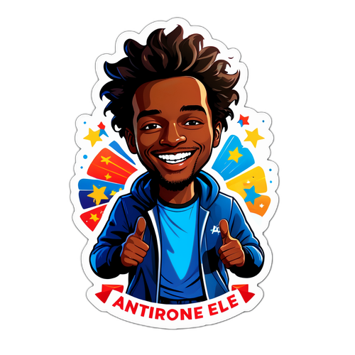 Antoine Delie op het podium