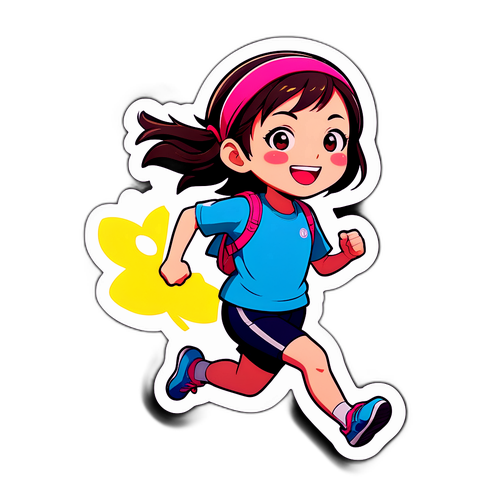 走るキャラクターのデザイン