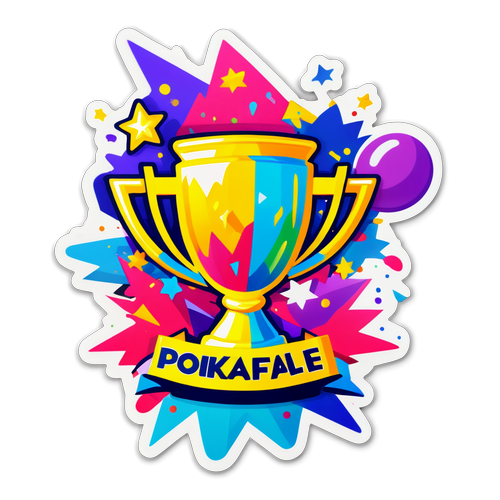 Festlig Pokalfinale Sticker