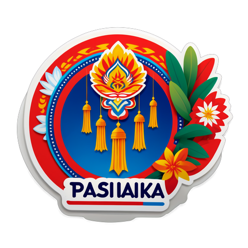 Kenali! Desain Stiker Paskibraka Nasional 2024 yang Memukau dengan Warna Ceria dan Elemen Tradisional!