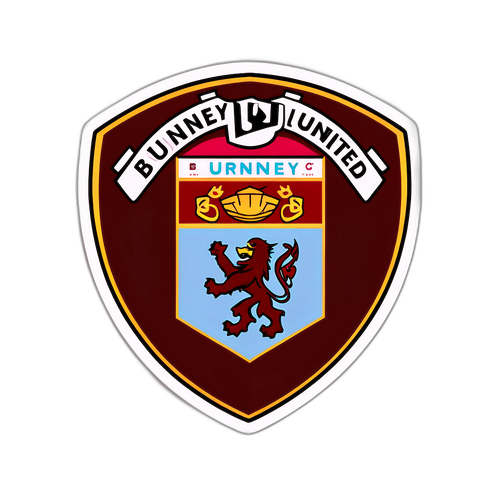 Stiker Minimalis Burnley FC dan Manchester United