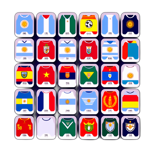 Gráfico de pegatinas anual de Argentina