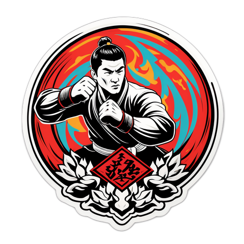 A sticker representando o espírito do Vale Tudo