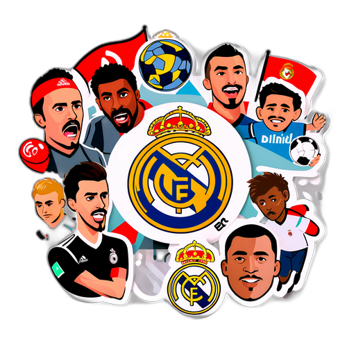 Наклейки, натхнені матчем Реала та Бенфіки