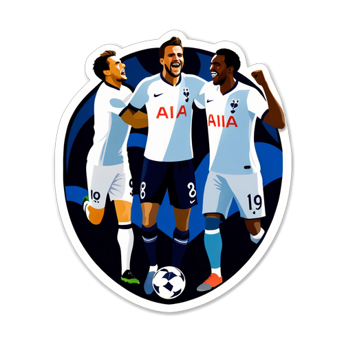Sticker stilizat Tottenham vs Bodø/Glimt