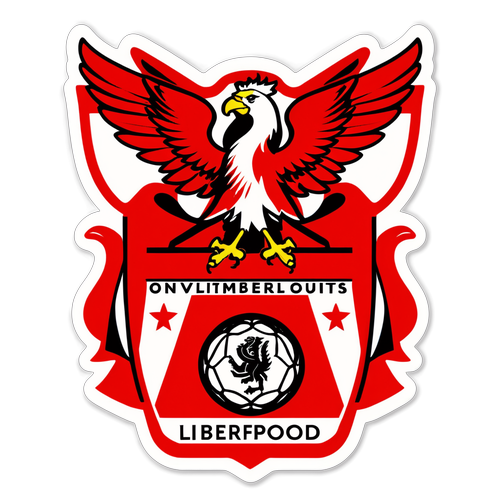 Stiker Liverpool dengan Siluet Stadium Brentford