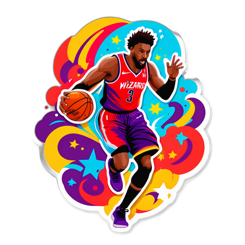 Joueur des Wizards en Action